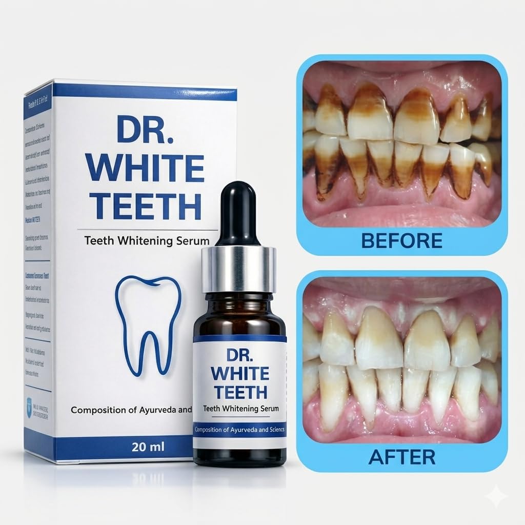 DR WHITE ホワイトニング Dr. White Teeth | Teeth Whitening Liquid Serum | Deep Stain